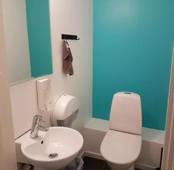 اتاق استاندارد سه تخته با سرویس بهداشتی مشترک, Vandrarhem Uppsala Centralstation