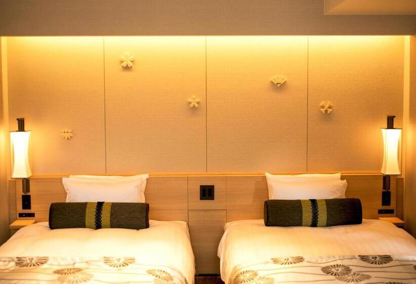 Standard room with outdoor bath, Kotohira Grand Hotel Sakuranosho