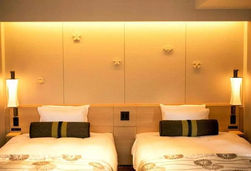 Standard room with outdoor bath, Kotohira Grand Hotel Sakuranosho