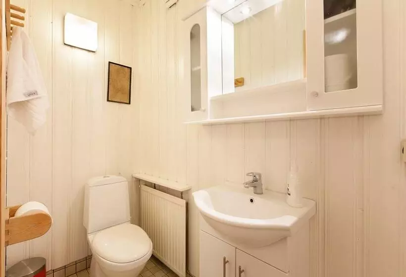 اتاق استاندارد با سرویس بهداشتی مشترک, Guesthouse Galtafell