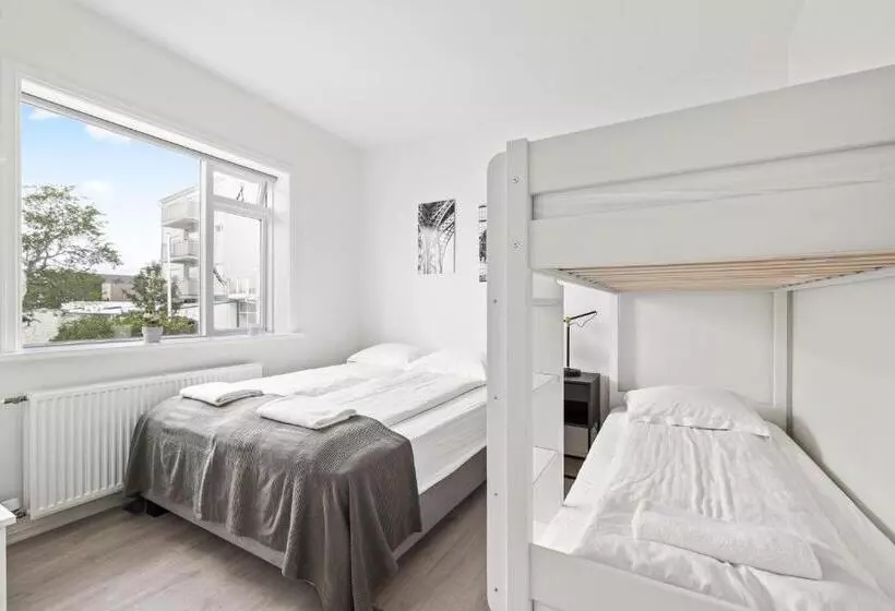 آپارتمان 1 خوابه همکف, Odinn Reykjavik Apartments