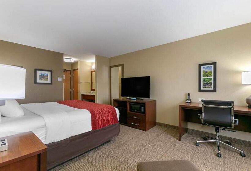 キングサイズベッドのスタンダードルーム, Comfort Inn & Suites Near University Of Wyoming