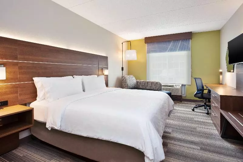 キングサイズベッドのスイートルーム, Holiday Inn Express Hotel & Suites Warrenton, An Ihg