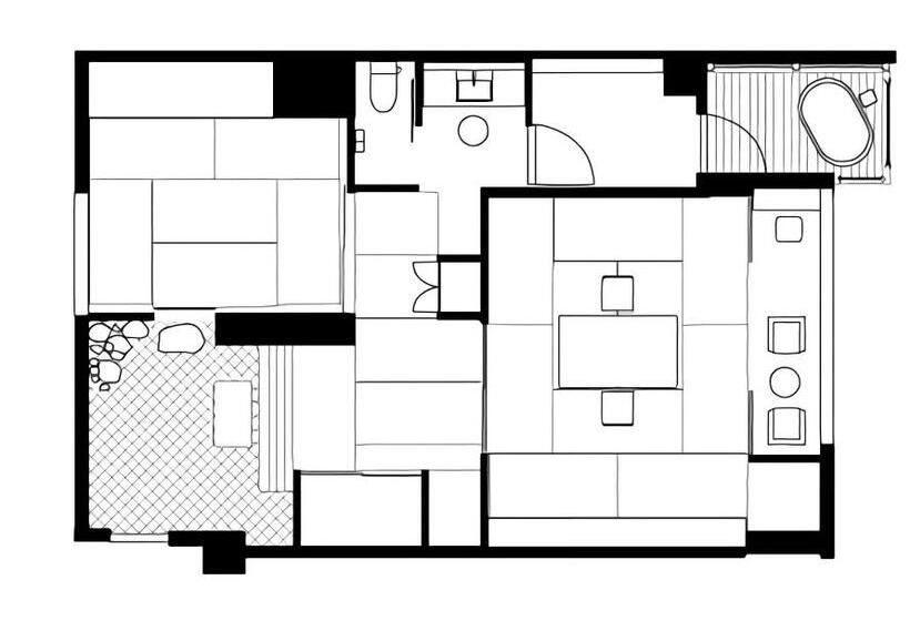 חדר דלוקס, Nasu Onsen Sanraku