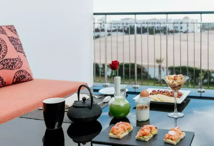 Deluxe-huone Sivuttainen Merinäkymä, Sofitel Agadir Thalassa Sea & Spa