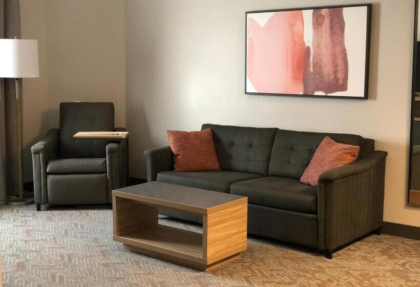 キングサイドベッドのスタンダードワンルーム, Candlewood Suites Mount Pleasant, An Ihg