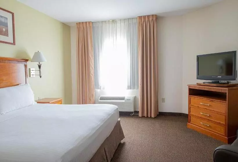キングサイドベッドのスタンダードワンルーム, Candlewood Suites New Iberia, An Ihg