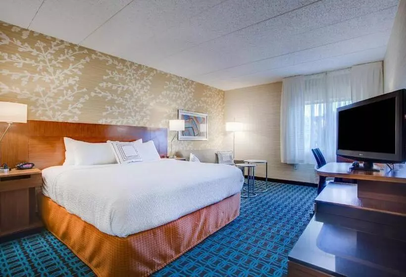 キングサイズベッドのスタンダードルーム, Fairfield Inn By Marriott Amesbury