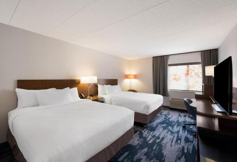 Номер Стандарт 2 Двуспальные Кровати, Fairfield Inn By Marriott Amesbury