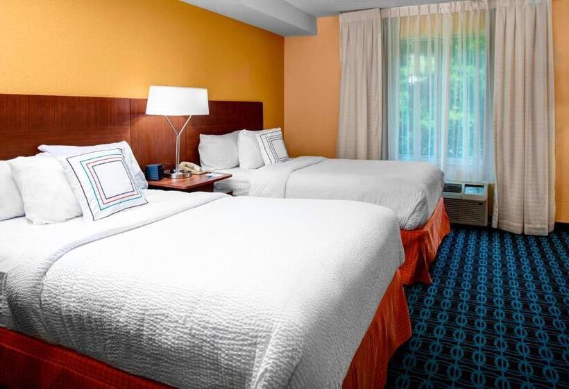 带2个双人床的标准工作室, Fairfield Inn And Suites By Marriott Emporia I 95