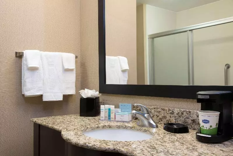 キングサイズベッドのスタンダードルーム, Hampton Inn & Suites Crawfordsville