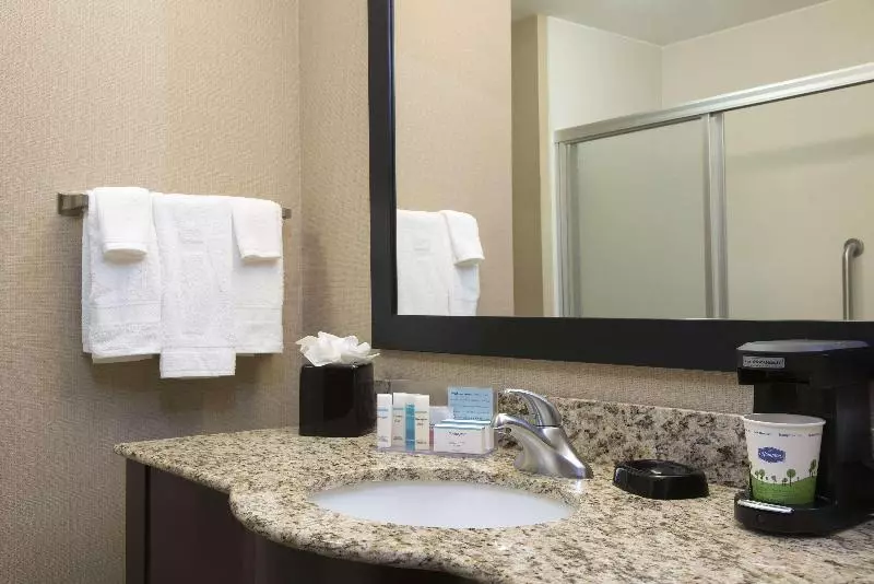 キングサイズベッドのスタンダードルーム, Hampton Inn & Suites Crawfordsville