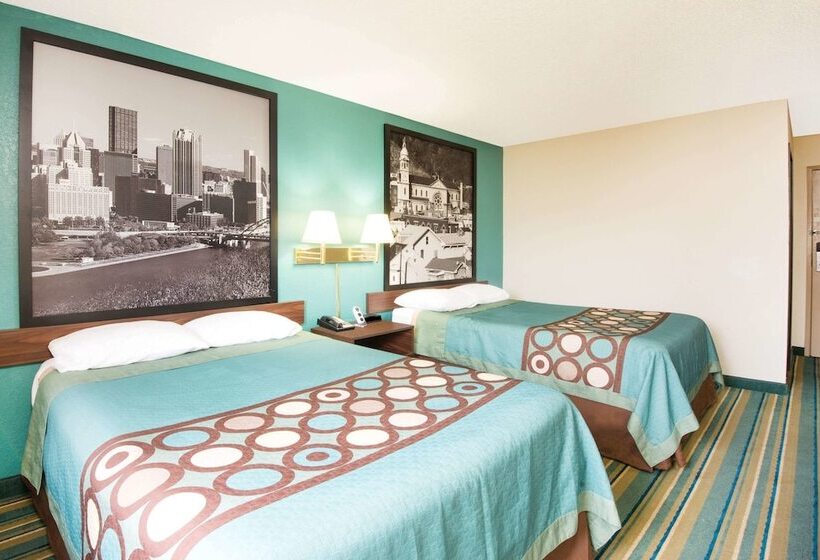 Номер Стандарт 2 Двуспальные Кровати, Super 8 By Wyndham Pittsburgh Pa Airport University Area