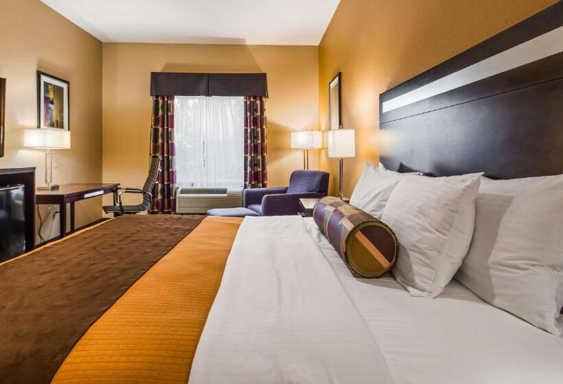 キングサイズベッドのスタンダードルーム, Best Western Plus Kenedy Inn