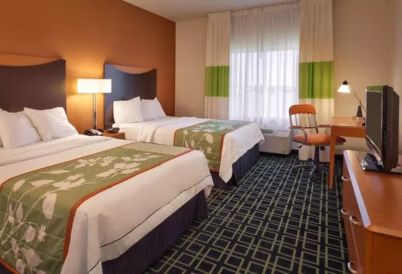 ２ダブルベッドのスタンダードルーム, Fairfield Inn And Suites By Marriott Laramie