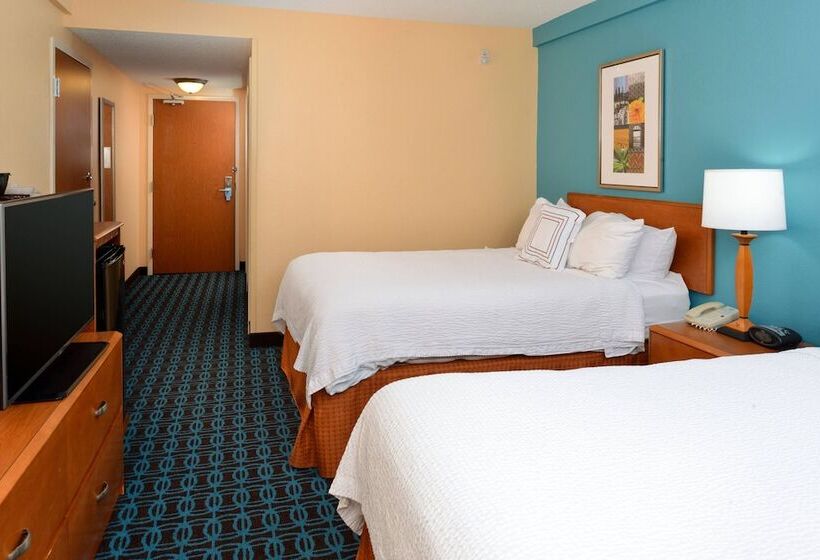 带2个双人床的标准工作室, Fairfield Inn & Suites By Marriott Lexington Georgetown/college Inn