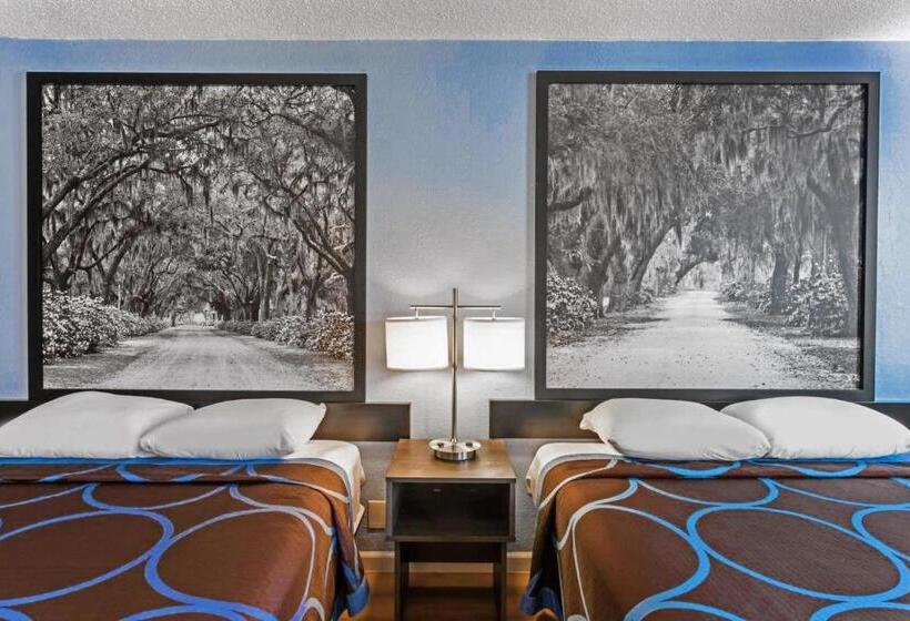 ２ダブルベッドのスタンダードルーム, Super 8 By Wyndham Hardeeville