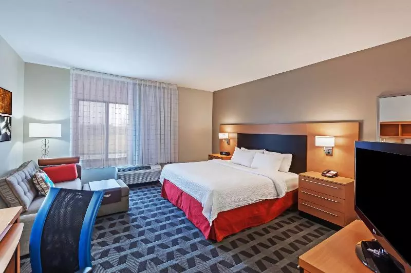 キングサイドベッドのスタンダードワンルーム, Towneplace Suites By Marriott Tulsa North/owasso