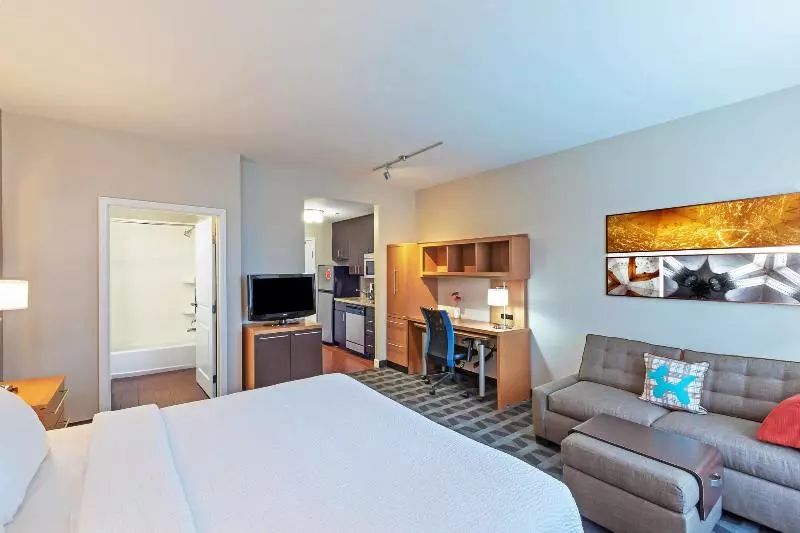 キングサイドベッドのスタンダードワンルーム, Towneplace Suites By Marriott Tulsa North/owasso