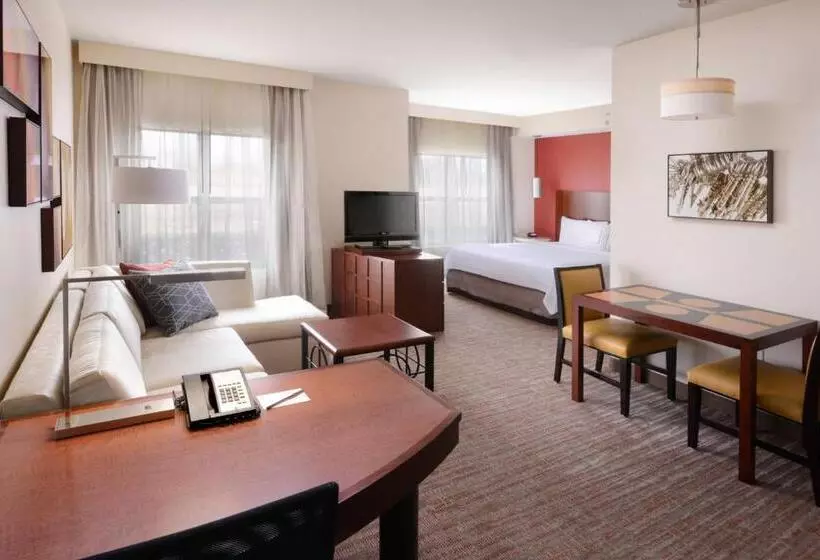 キングサイドベッドのスタンダードワンルーム, Residence Inn By Marriott Dallas Plano The Colony