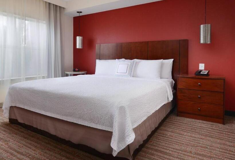 带大床的标准工作室, Residence Inn By Marriott Dallas Plano The Colony