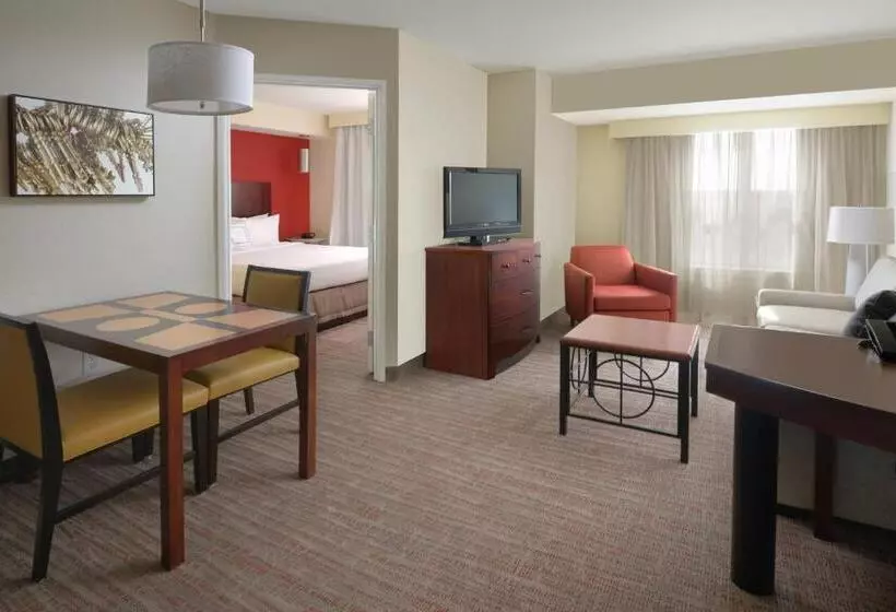 キングサイズベッドのスイートルーム, Residence Inn By Marriott Dallas Plano The Colony
