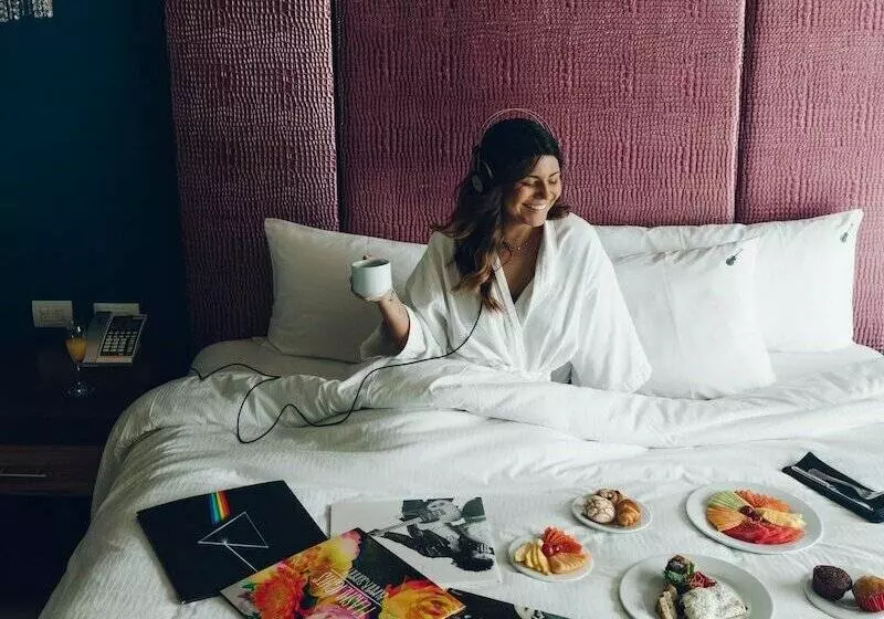 キングサイズベッドのデラックスルーム, Hard Rock Hotel Cancun   All Inclusive