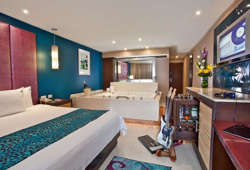 Cameră Deluxe Pat King Size, Hard Rock Hotel Cancun   All Inclusive