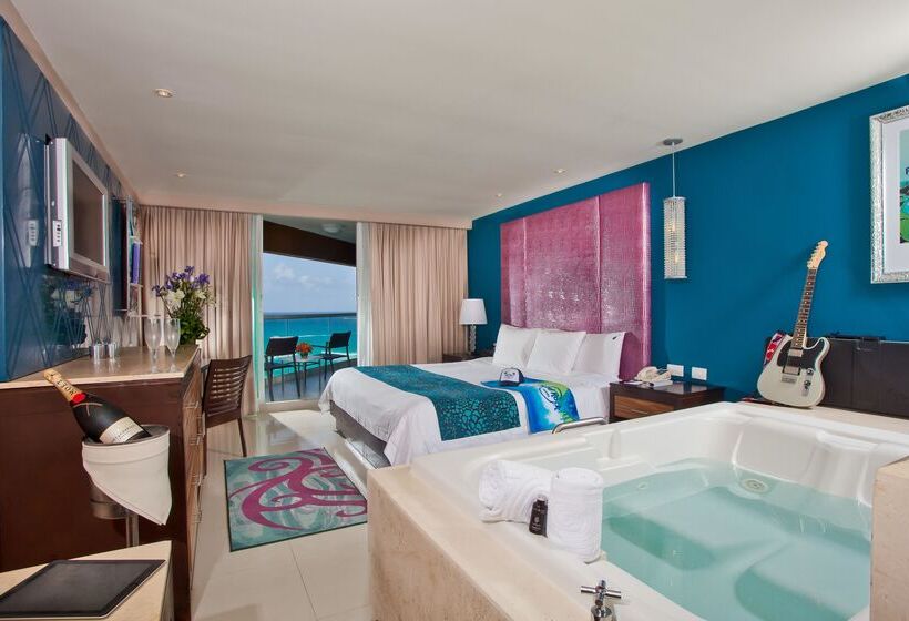 キングサイズベッドのデラックスルーム, Hard Rock Hotel Cancun   All Inclusive