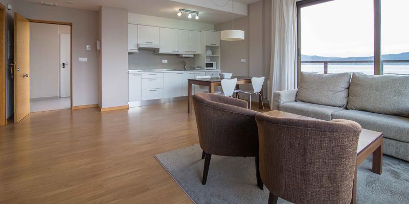 Апартаменты 1 Спальня Боковой Вид на Море, Apartamentos Turísticos Playa De Osmo
