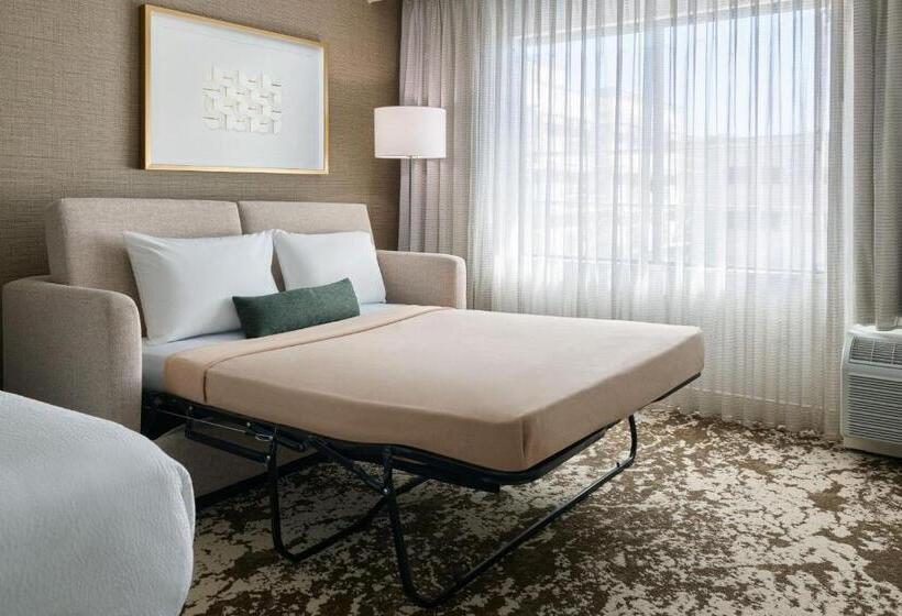 חדר סטנדרט עם מיטת קינג, Courtyard By Marriott Los Angeles Pasadena Old Town