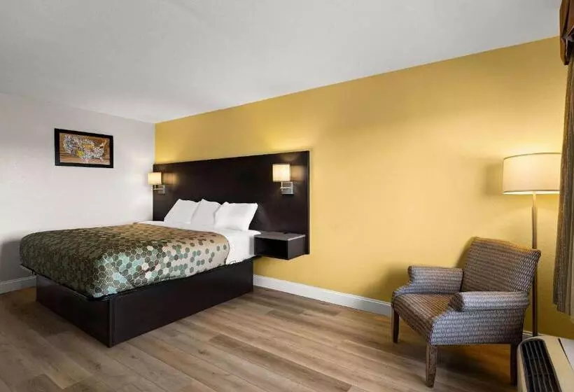 キングサイズベッドのスタンダードルーム, Econo Lodge White Pine Morristown I81 & I40 Split