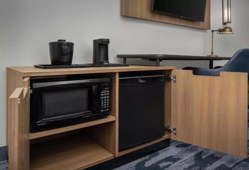 キングサイズベッドのスタンダードルーム, Fairfield Inn & Suites Roanoke Hollins/i81