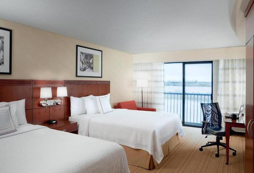 带2个双人床的标准工作室, Courtyard Richland Columbia Point