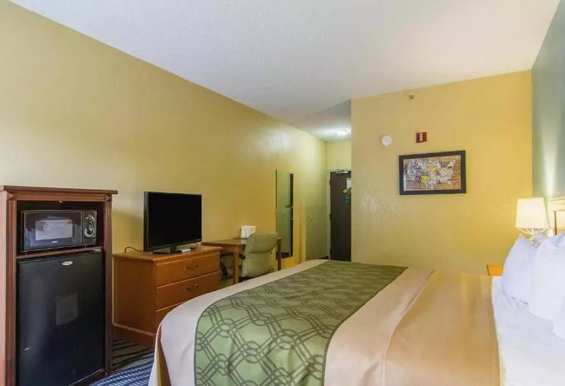 キングサイズベッドのスタンダードルーム, Econo Lodge Darien