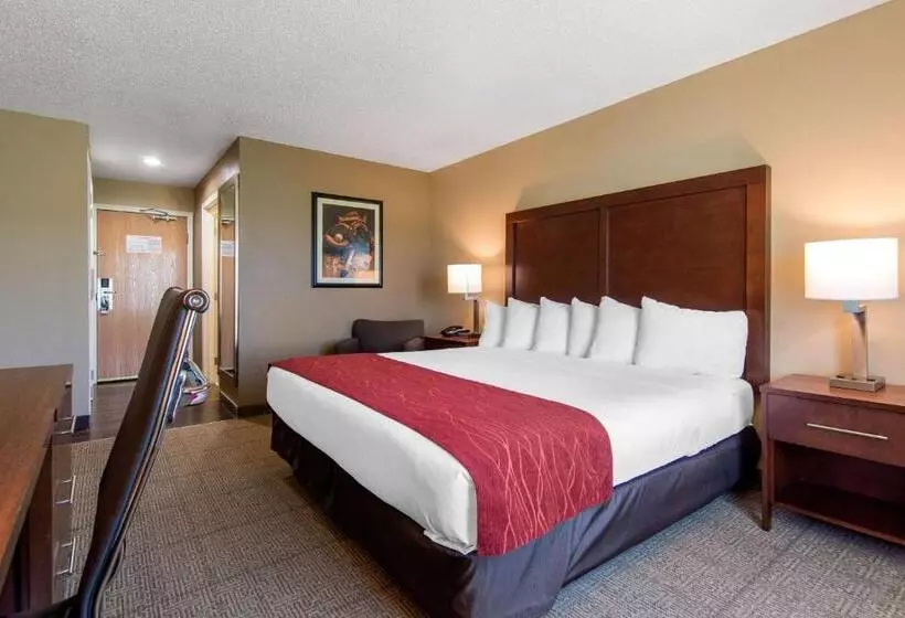 キングサイズベッドのスタンダードルーム, Comfort Inn & Suites Cooperstown   Milford