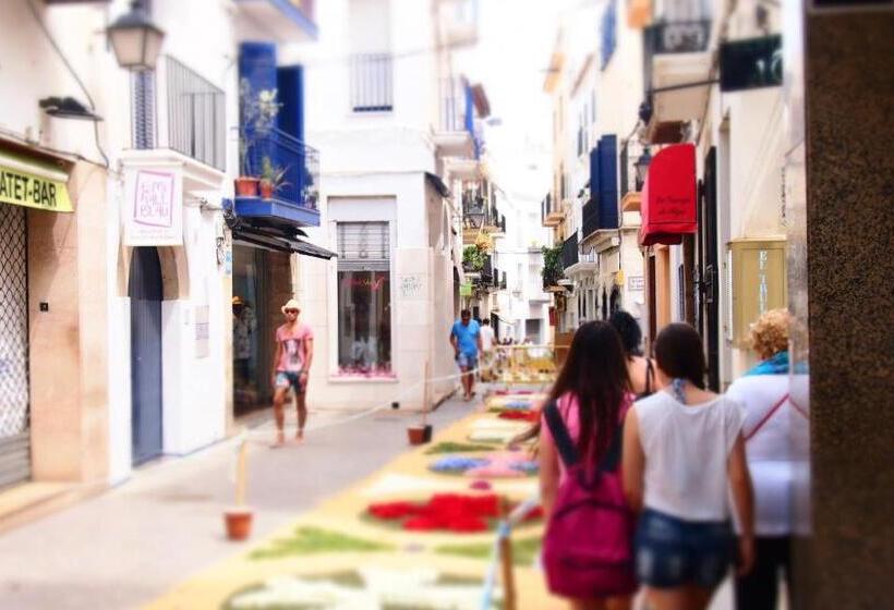 庭の見えるバルコニー月スタンダードルーム, Privat Hotel Liberty Sitges