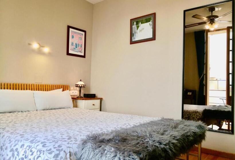 庭の見えるバルコニー月スタンダードルーム, Privat Hotel Liberty Sitges