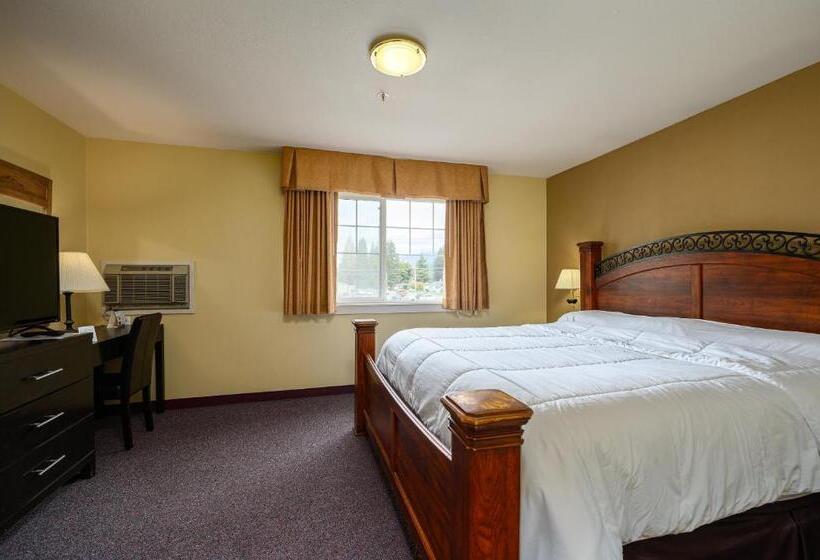 带大床的复式套间, Three Rivers Inn Sedro Woolley