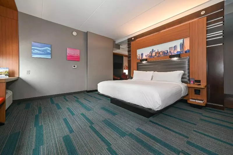 キングサイズベッドのスイートルーム, Aloft Charlotte City Center