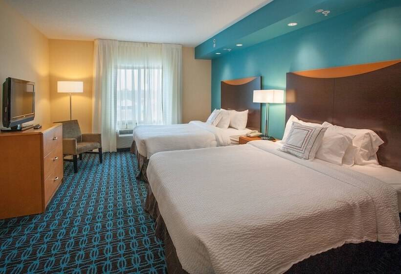 ２ダブルベッドのスタンダードルーム, Fairfield Inn & Suites Orange Beach