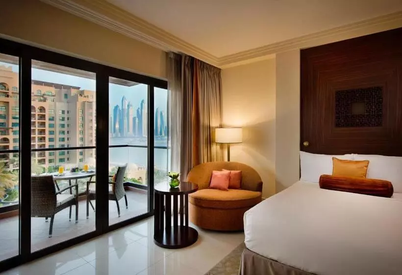 اتاق اساندارد با چشم‌انداز جانبی به دریا, Fairmont The Palm