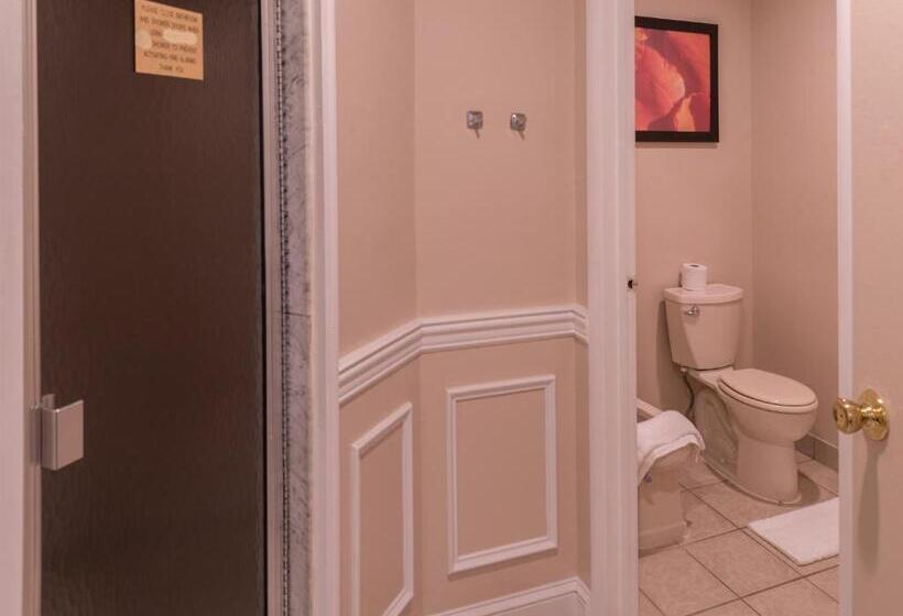 מיטת קינג בסוויטה, Inn Of The Dove Romantic Luxury & Business Suites