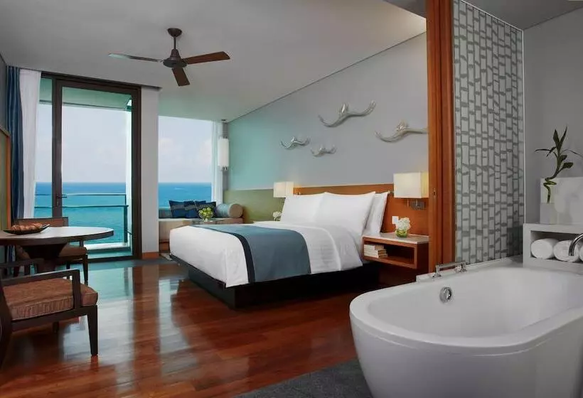 海の見えるダブルベッドスタンダードルーム, Rayong Marriott Resort & Spa