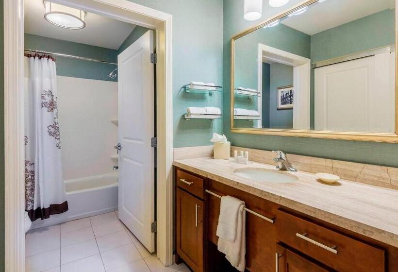 带大床的标准工作室, Residence Inn Savannah Downtown Historic District