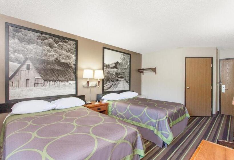 스탠다드 룸 더블 침대 2개, Super 8 By Wyndham Richlands/claypool Hill Area
