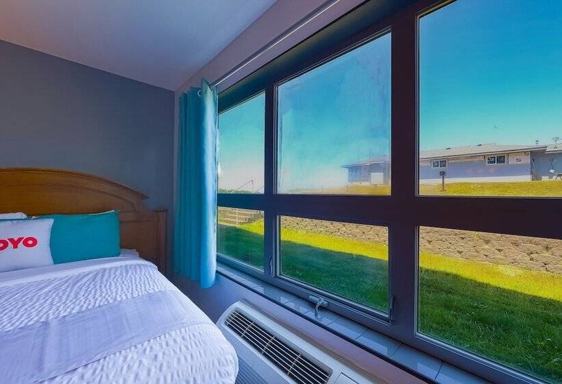 Номер Стандарт 2 Двуспальные Кровати, Oyo Waves Hotel Newport Or Nye Beach