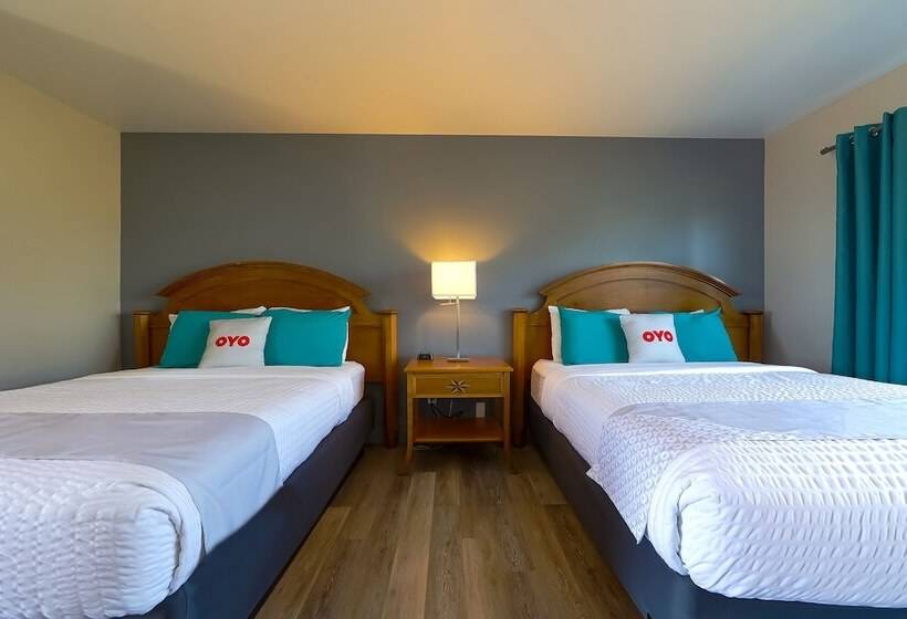 غرفه قياسيه سريرين مزدوجين, Oyo Waves Hotel Newport Or Nye Beach