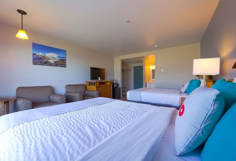 غرفه قياسيه سريرين مزدوجين, Oyo Waves Hotel Newport Or Nye Beach