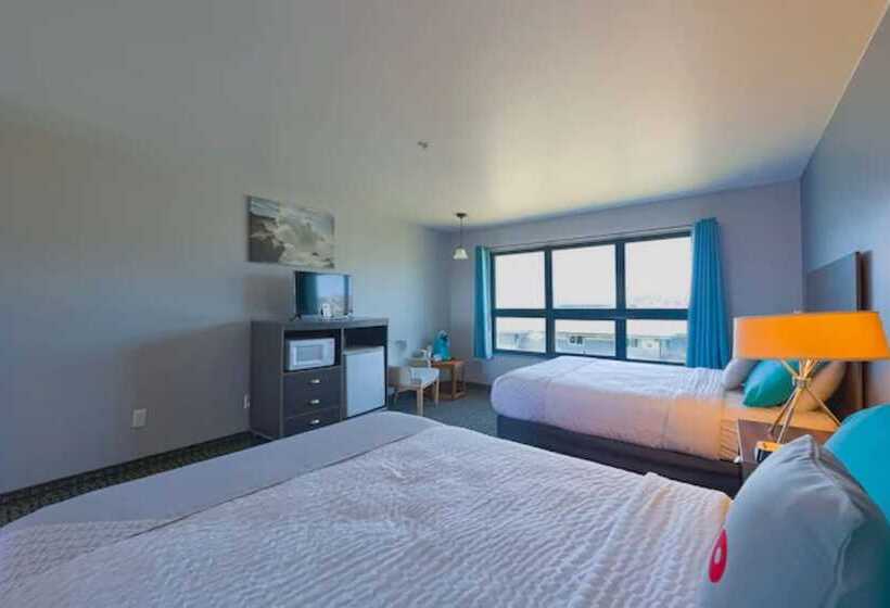 غرفه قياسيه سريرين مزدوجين, Oyo Waves Hotel Newport Or Nye Beach